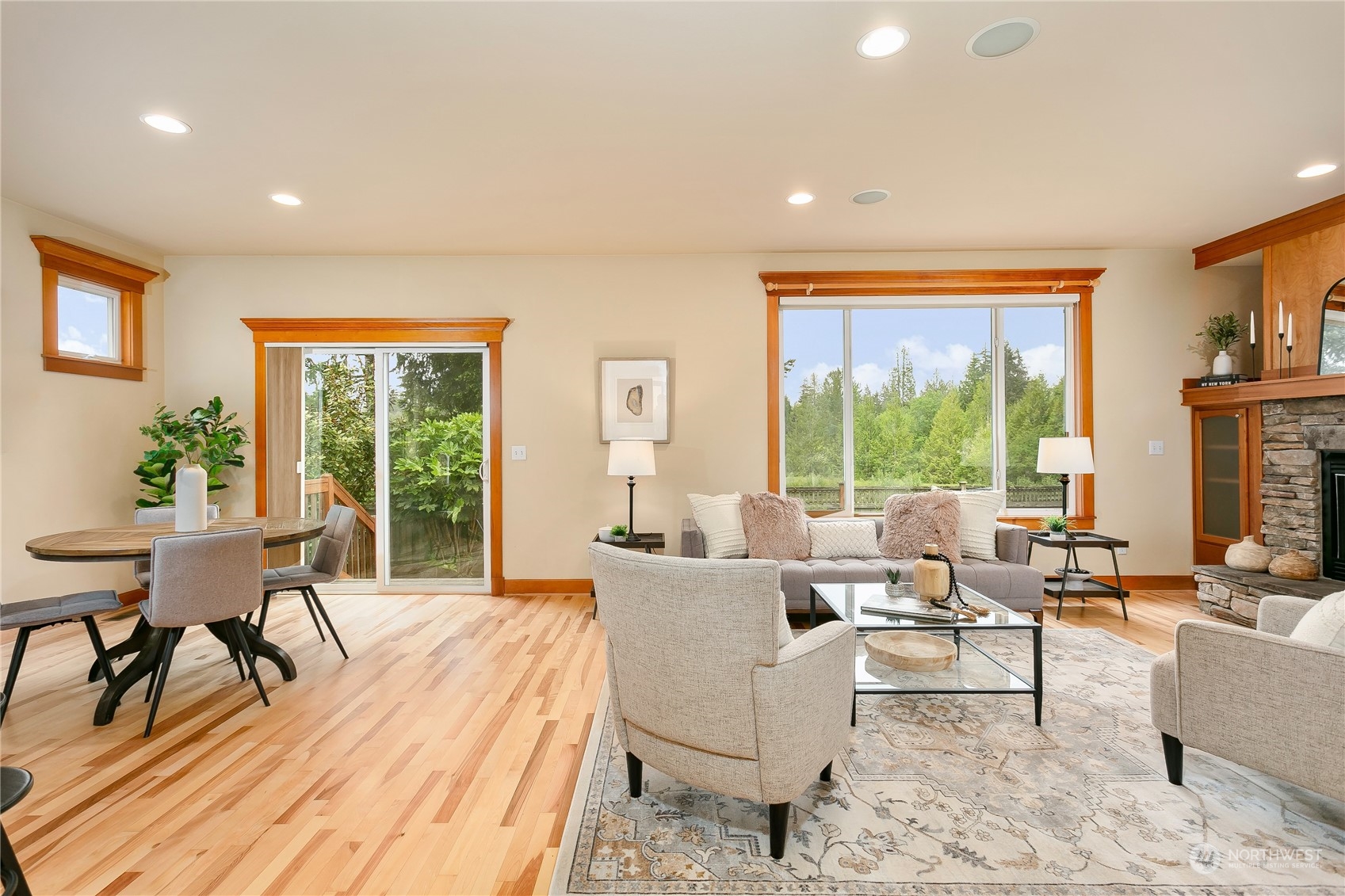 16725 Southeast 173rd Street Renton, WA 98058 - Photo 8 of 37 a living room with furniture and a large window
