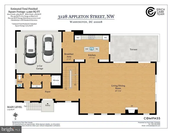 $3,375,000 | 3128 Appleton Street Northwest, Washington, DC 20008