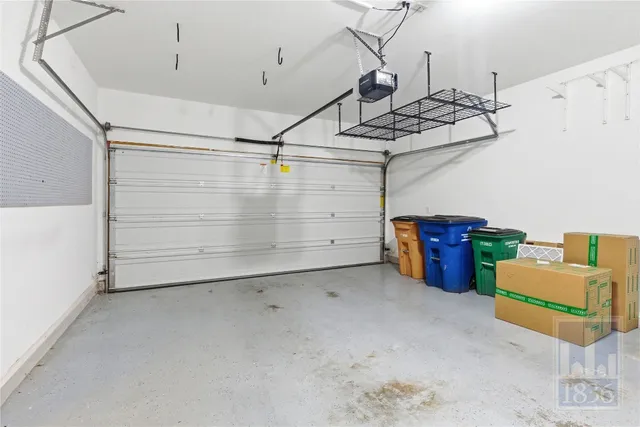 a view of a room with storage