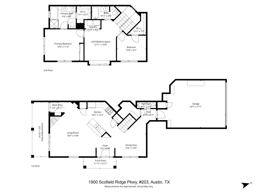 1900 Scofield Ridge Parkway, Unit 203 Austin, TX 78727 - Photo 28 of 31 View of room layout