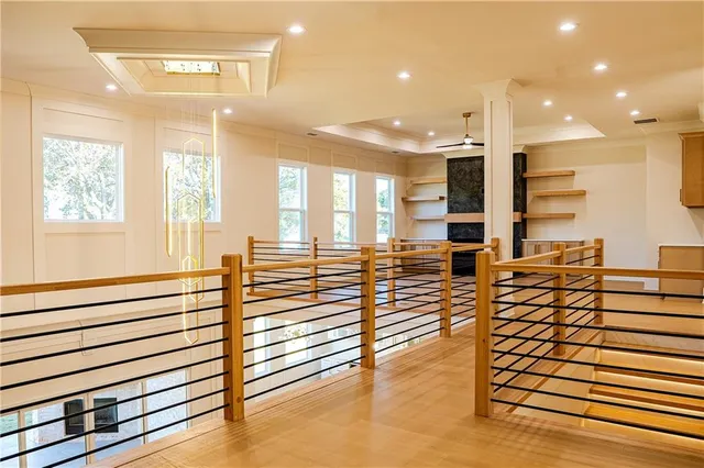 a view of an empty room