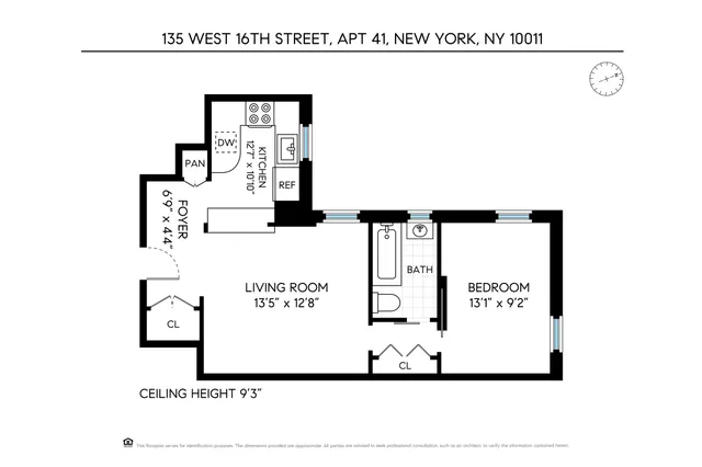 $950,000 | 135 West 16th Street, Unit 41 | Chelsea