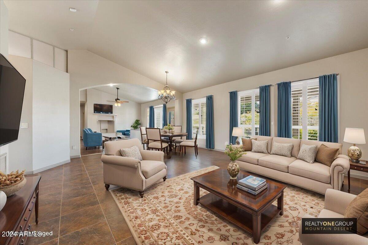 15420 East Upper Ridge Lane Mayer, AZ 86333 - Photo 4 of 57 04-Virtually Staged Living Room