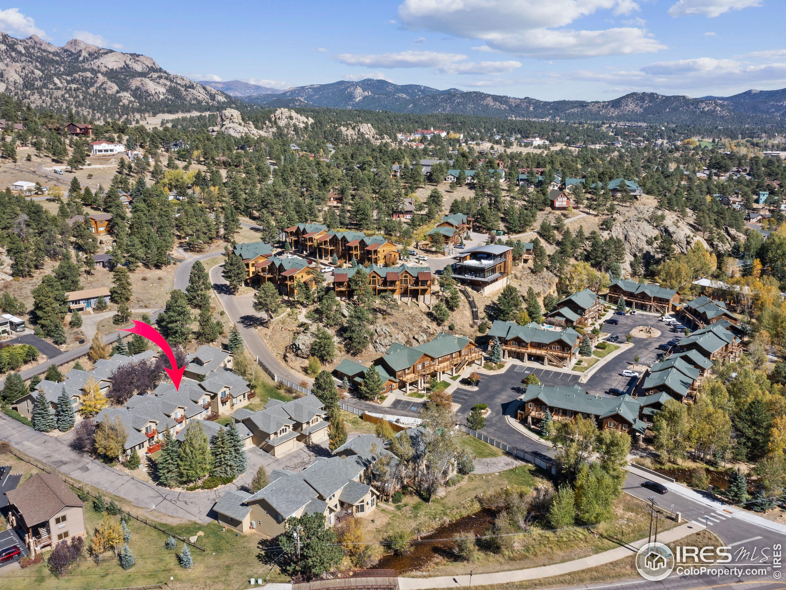 300 Far View Drive, Unit 7 Estes Park, CO 80517 - Photo 19 of 26 view of city and mountain