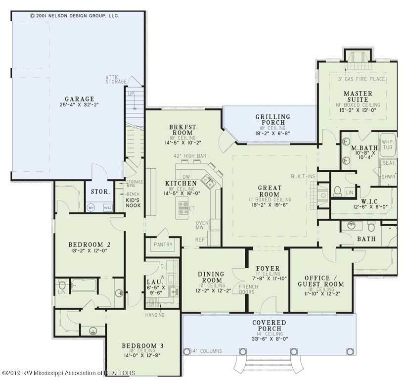 4672 Balterson Loop South Olive Branch, MS 38654 - Photo 2 of 2 Madison Floor plan