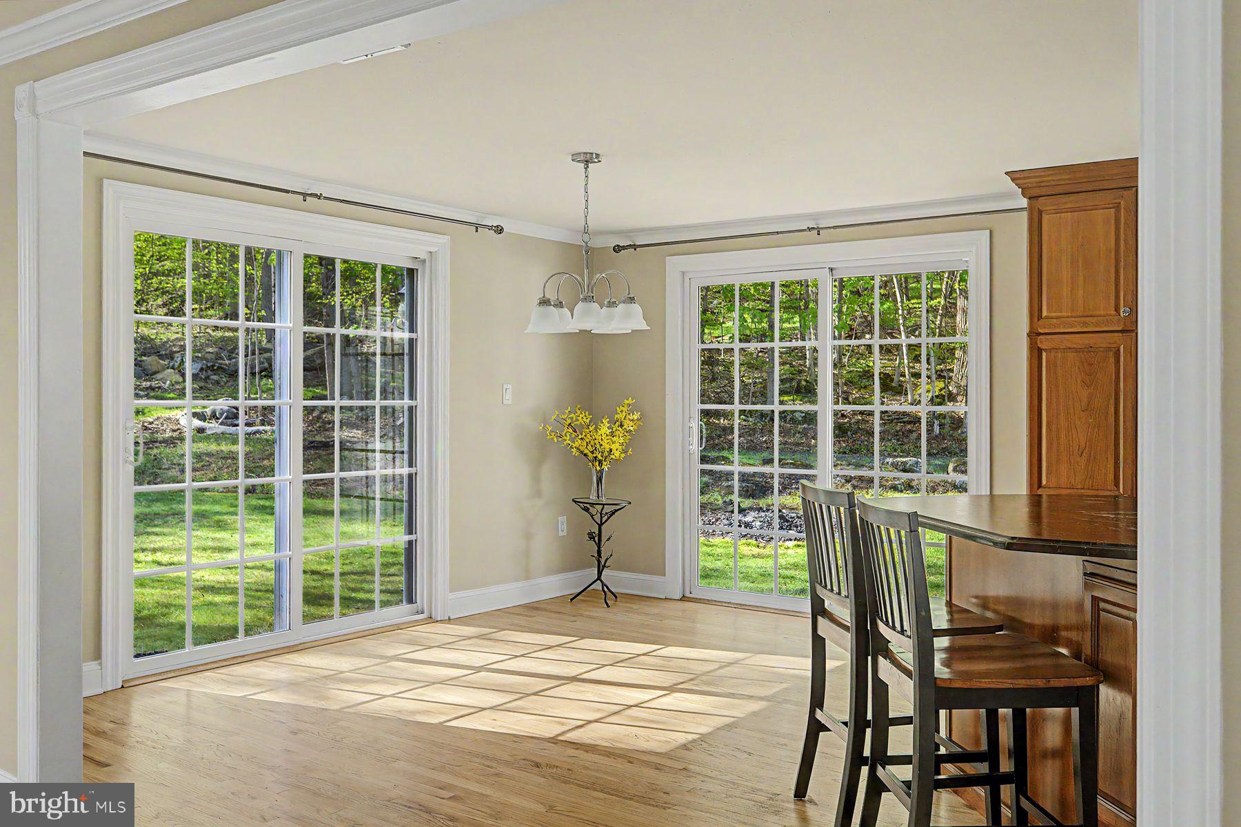 1856 Ringing Rocks Road Upper Black Eddy, PA 18972 - Photo 21 of 49 Sunlit dining nook with garden views.