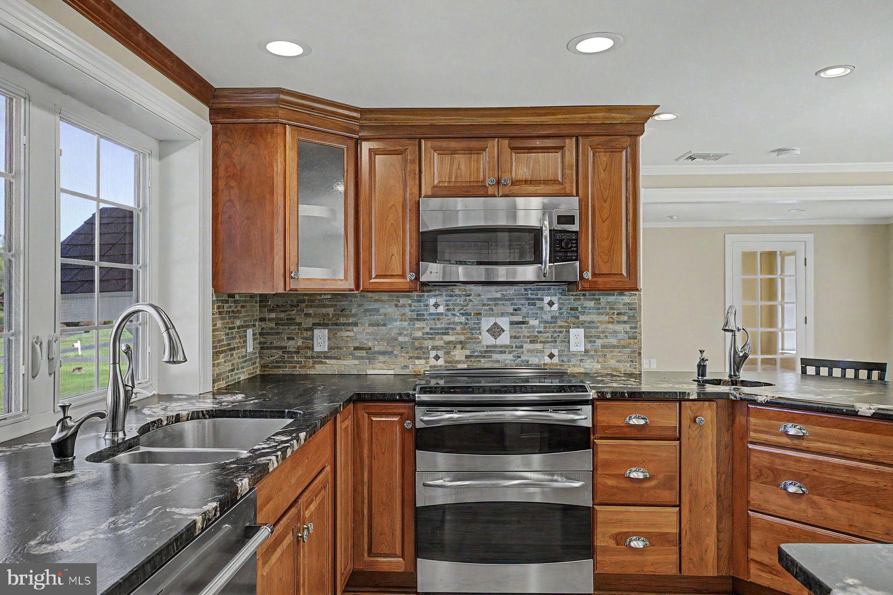 1856 Ringing Rocks Road Upper Black Eddy, PA 18972 - Photo 27 of 49 Modern kitchen with elegant finishes.