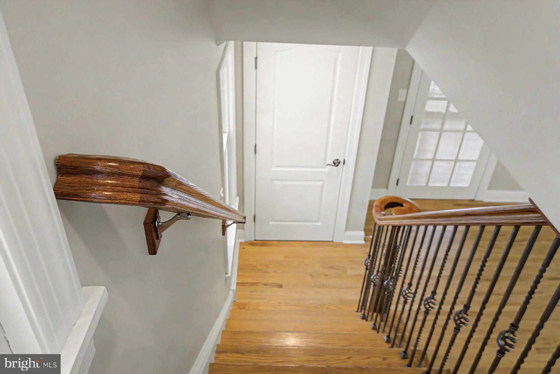 1856 Ringing Rocks Road Upper Black Eddy, PA 18972 - Photo 32 of 49 Elegant staircase leading to new spaces.
