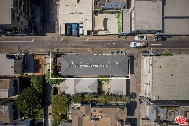 a front view of a building with street