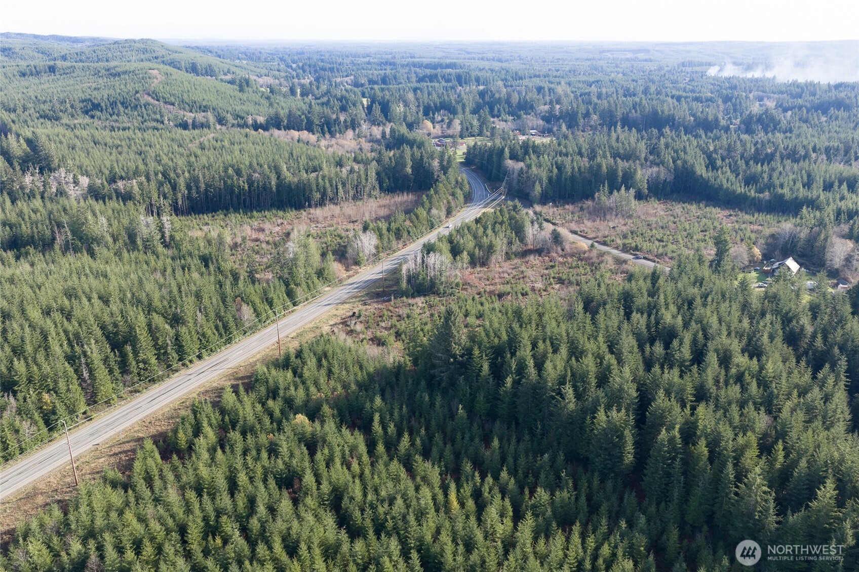 -nka Bowes Road North Hoquiam, WA 98550 - Photo 4 of 17 a view of a lush green forest with a lake
