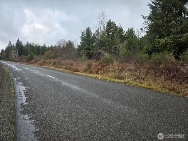 a view of a rural road from balcony