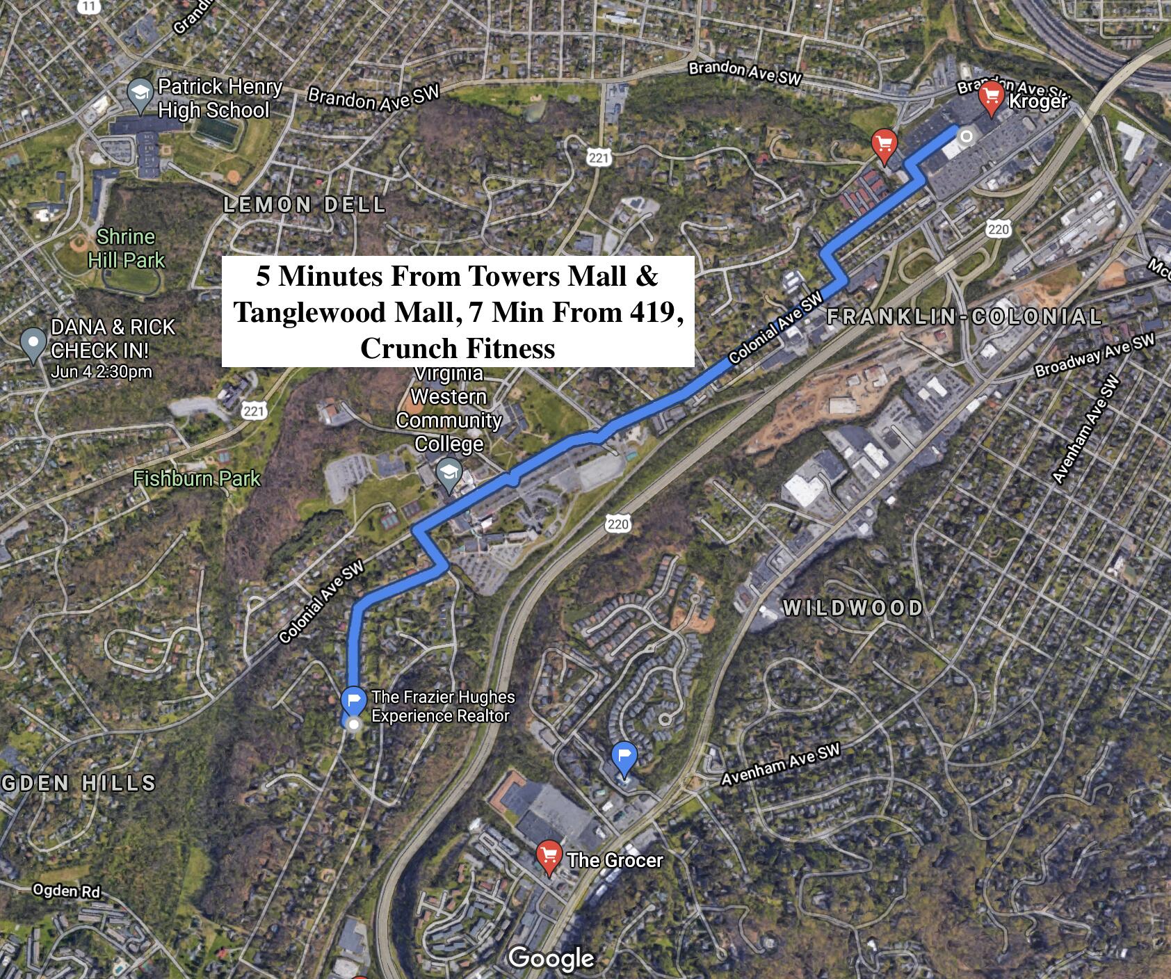 3722 Winding Way Road Southwest Roanoke, VA 24015 - Photo 17 of 63 CENTRAL LOCATION