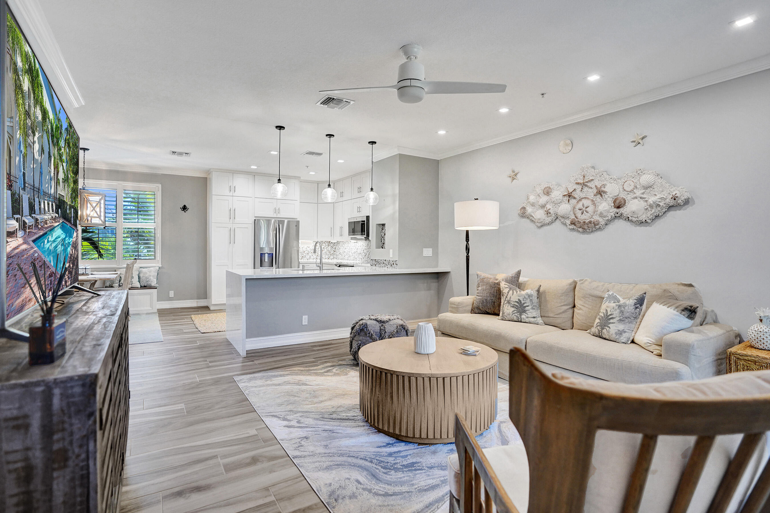 314 Northwest 1st Street Delray Beach, FL 33444 - Photo 10 of 26 a living room with furniture and a wooden floor