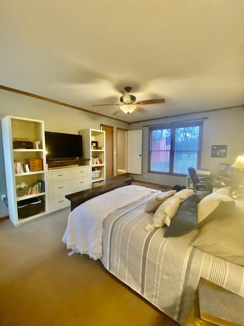 796 Dripping Springs Road Winchester, TN 37398 - Photo 17 of 34 a spacious bedroom with a bed and flat screen tv