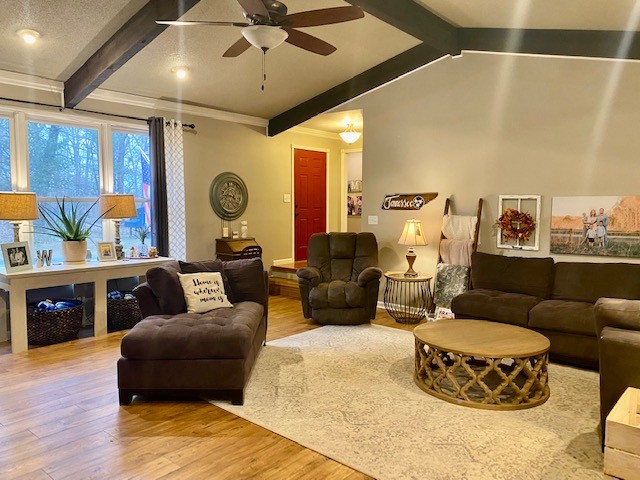 796 Dripping Springs Road Winchester, TN 37398 - Photo 6 of 34 a living room with furniture and a fireplace