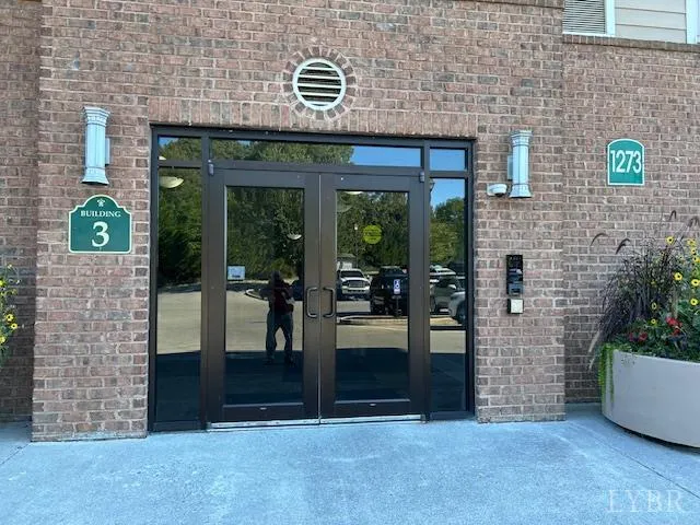 a view of front door of house