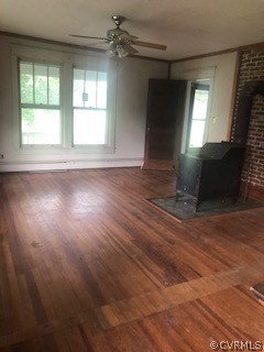 4762 Three Chopt Road Louisa, VA 23093 - Photo 6 of 6 an empty room with wooden floor and windows
