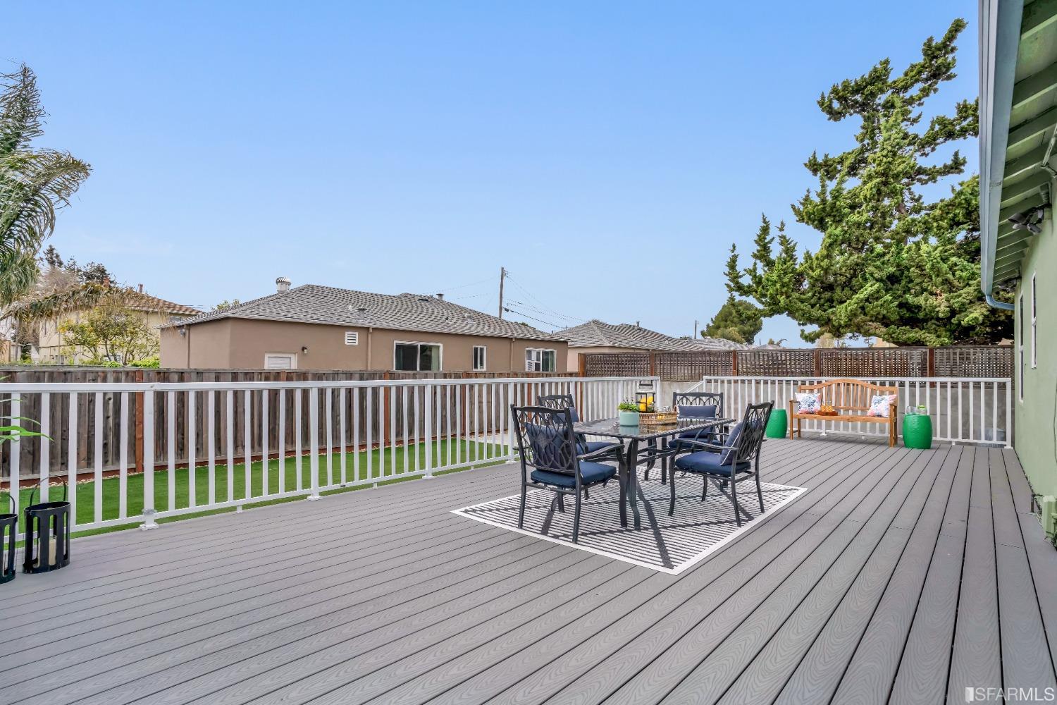 476 Violet Street San Leandro, CA 94578 - Photo 24 of 30 a view of a deck patio and outdoor seating