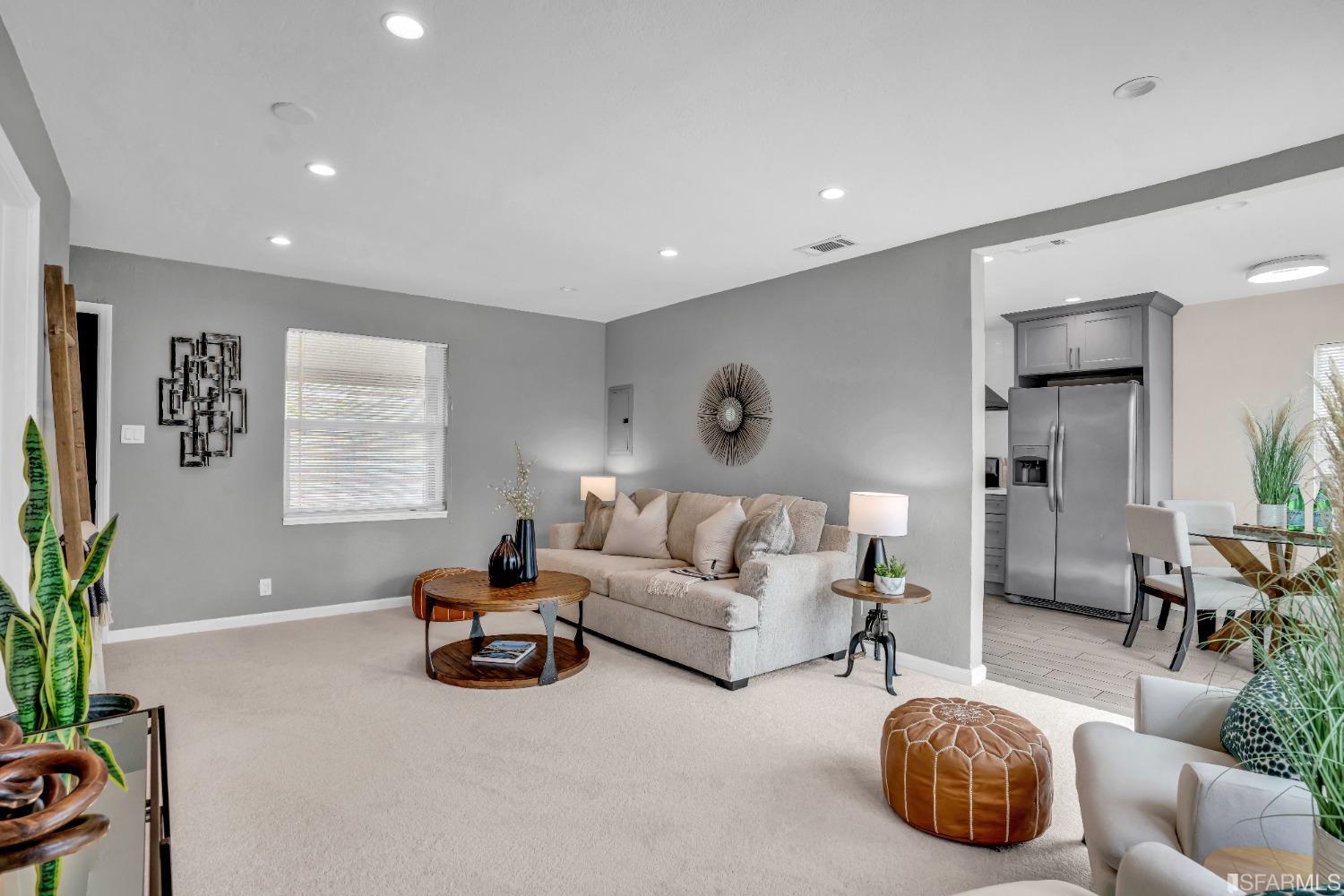 476 Violet Street San Leandro, CA 94578 - Photo 5 of 30 a living room with furniture and a large window