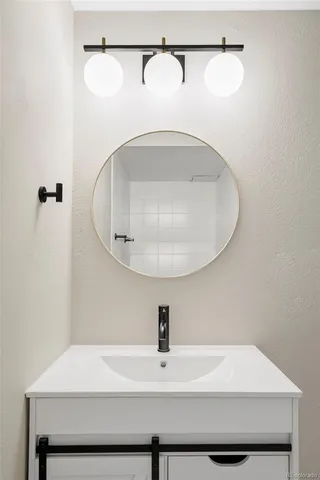 a bathroom with a sink