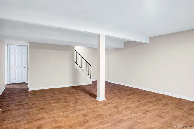 a view of an empty room