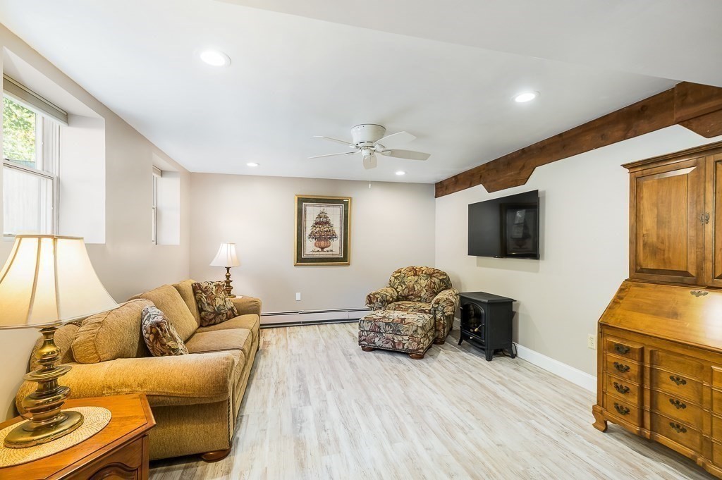 28 Macomber Road Gloucester, MA 01930 - Photo 35 of 40 a living room with furniture and a flat screen tv