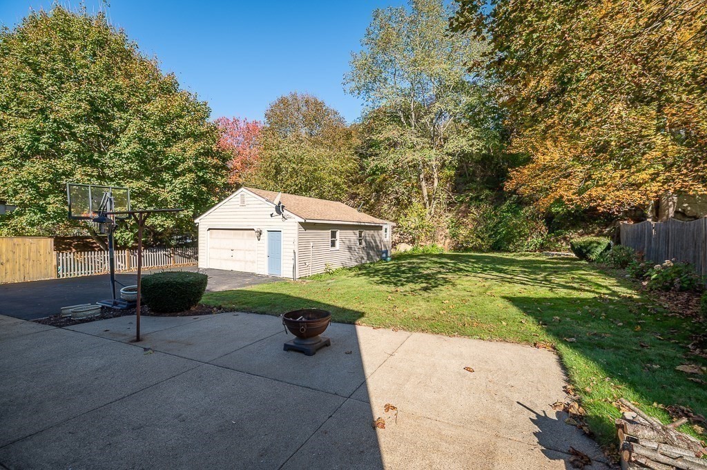 28 Macomber Road Gloucester, MA 01930 - Photo 9 of 40 a backyard of a house with garden and plants