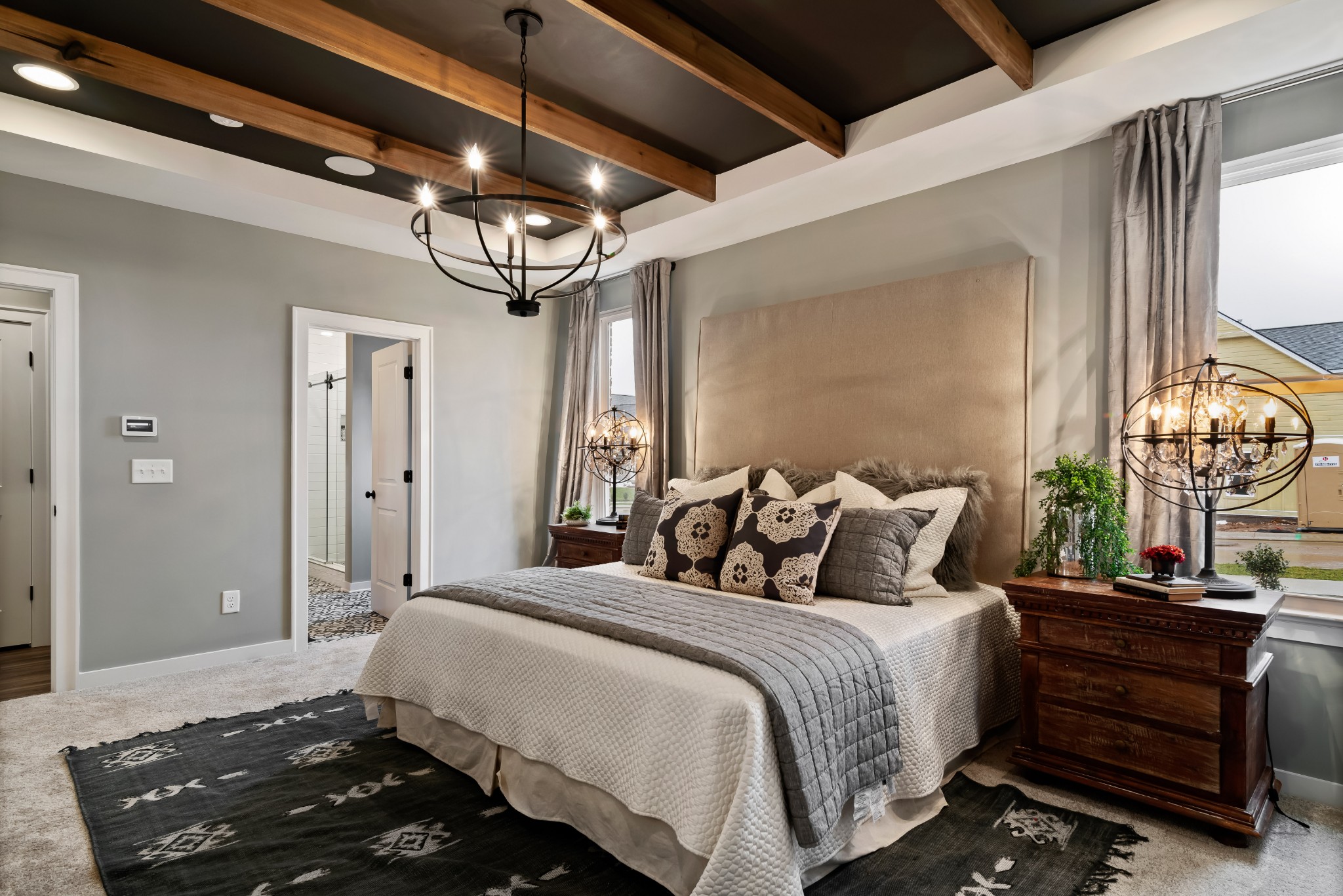 841 Plowson Road Mount Juliet, TN 37122 - Photo 22 of 40 a bedroom with a bed ceiling fan and a window