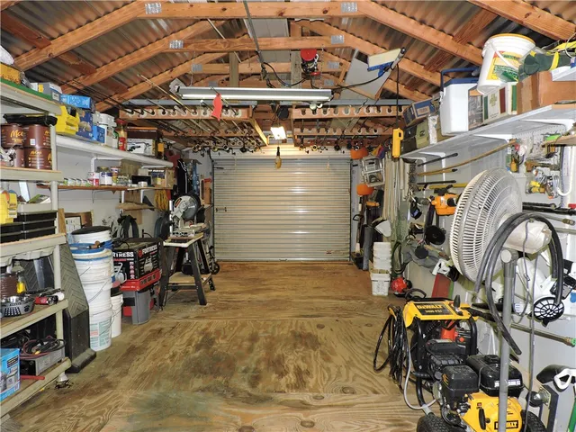 a view of a storage room with a lot of stuff