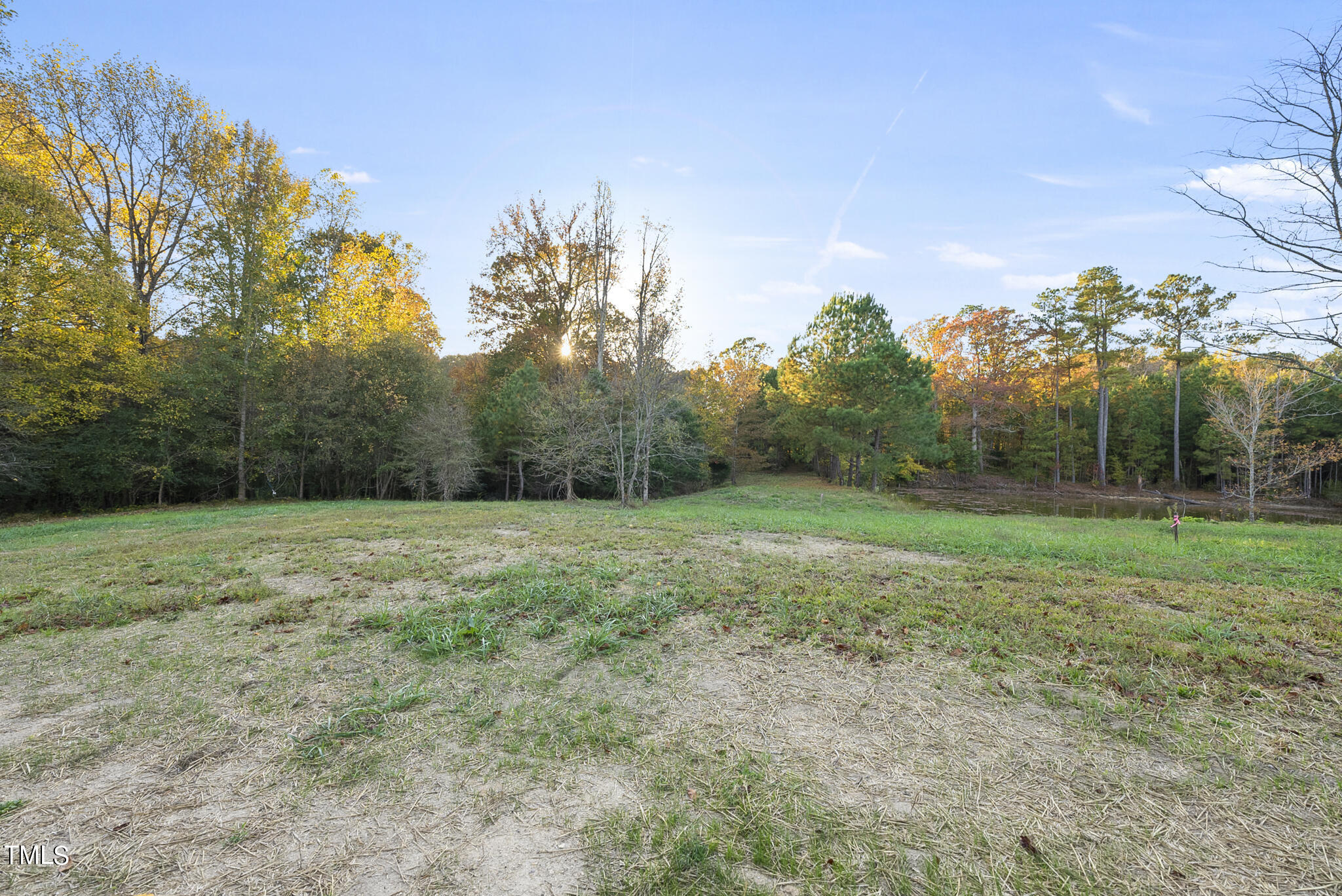 70 Pilot Ridge Road Zebulon, NC 27597 - Photo 5 of 37 a view of a field with trees in the background