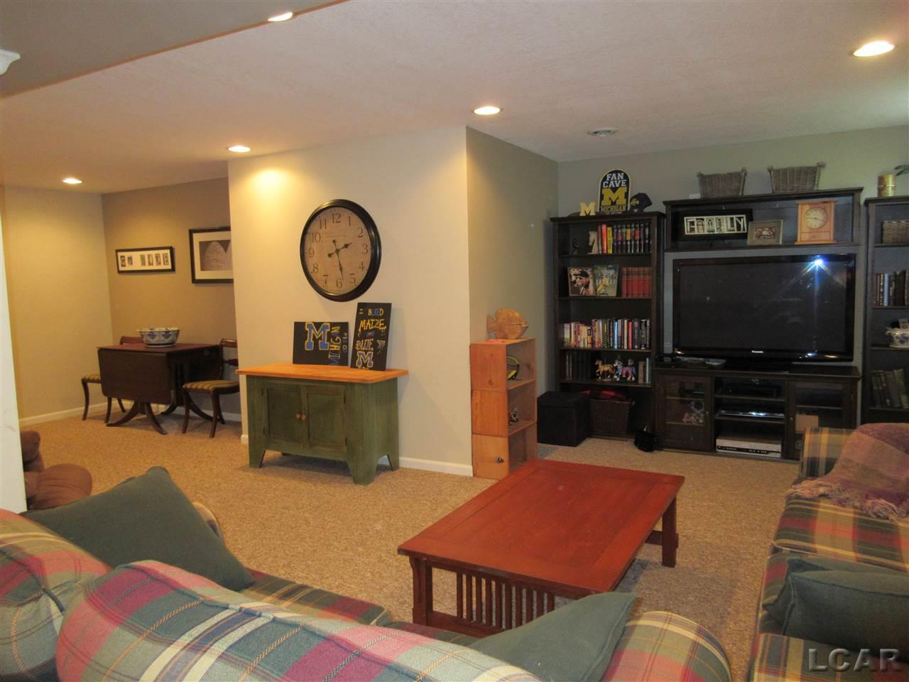 3192 Ives Road Tecumseh, MI 49286 - Photo 52 of 60 BASEMENT FAMILY ROOM