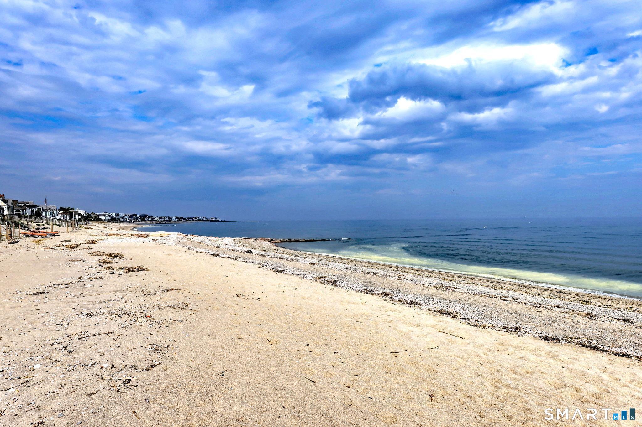 1681 Fairfield Beach Road Fairfield, CT 06824 - Photo 32 of 36 A quieter stretch of Fairfield Beach, right outside your doorstep, where the shoreline feels wider, the horizon feels farther away, and the pace naturally slows.