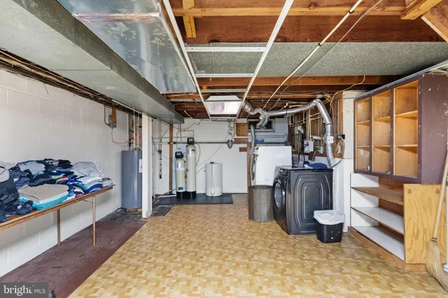 a view of a storage room