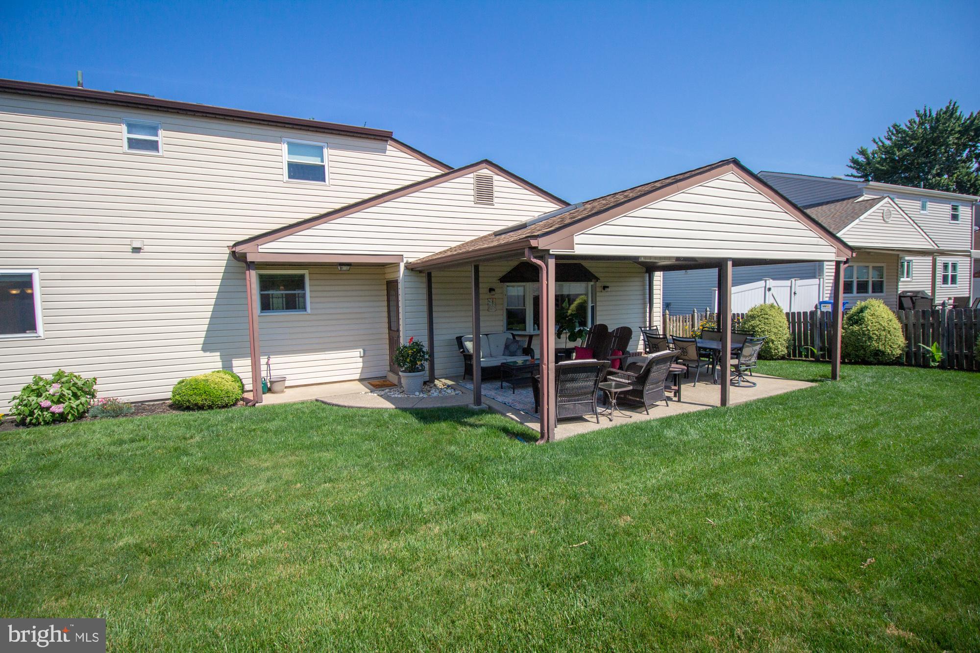 518 Ehret Road Fairless Hills, PA 19030 - Photo 29 of 37 a view of a house with backyard porch and sitting area