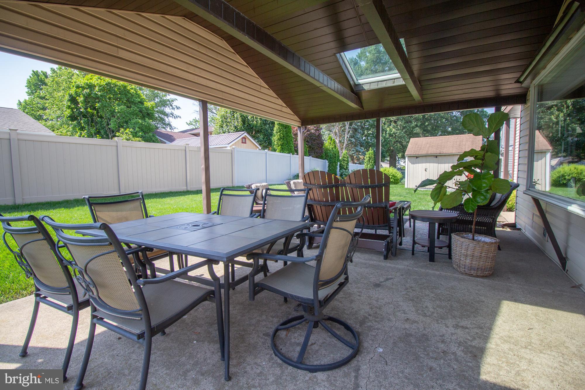 518 Ehret Road Fairless Hills, PA 19030 - Photo 32 of 37 a view of a table and chairs in patio