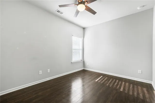 wooden floor in an empty room