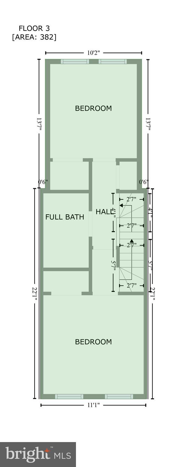 3022 Dillon Street Baltimore, MD 21224 - Photo 37 of 37 GLA Floor Plan