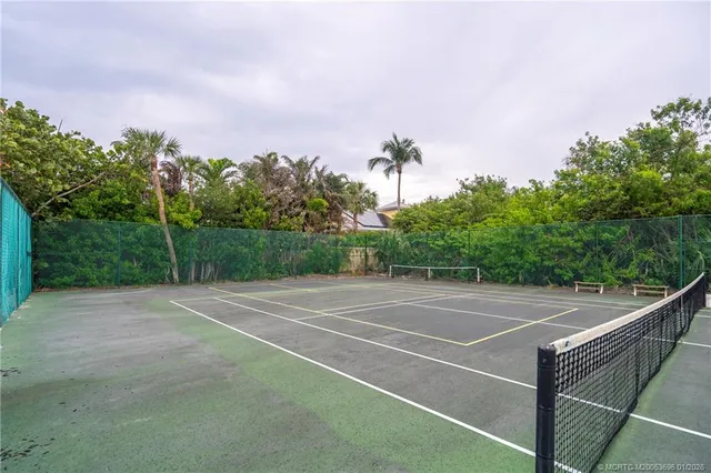 a view of a yard with a swimming pool