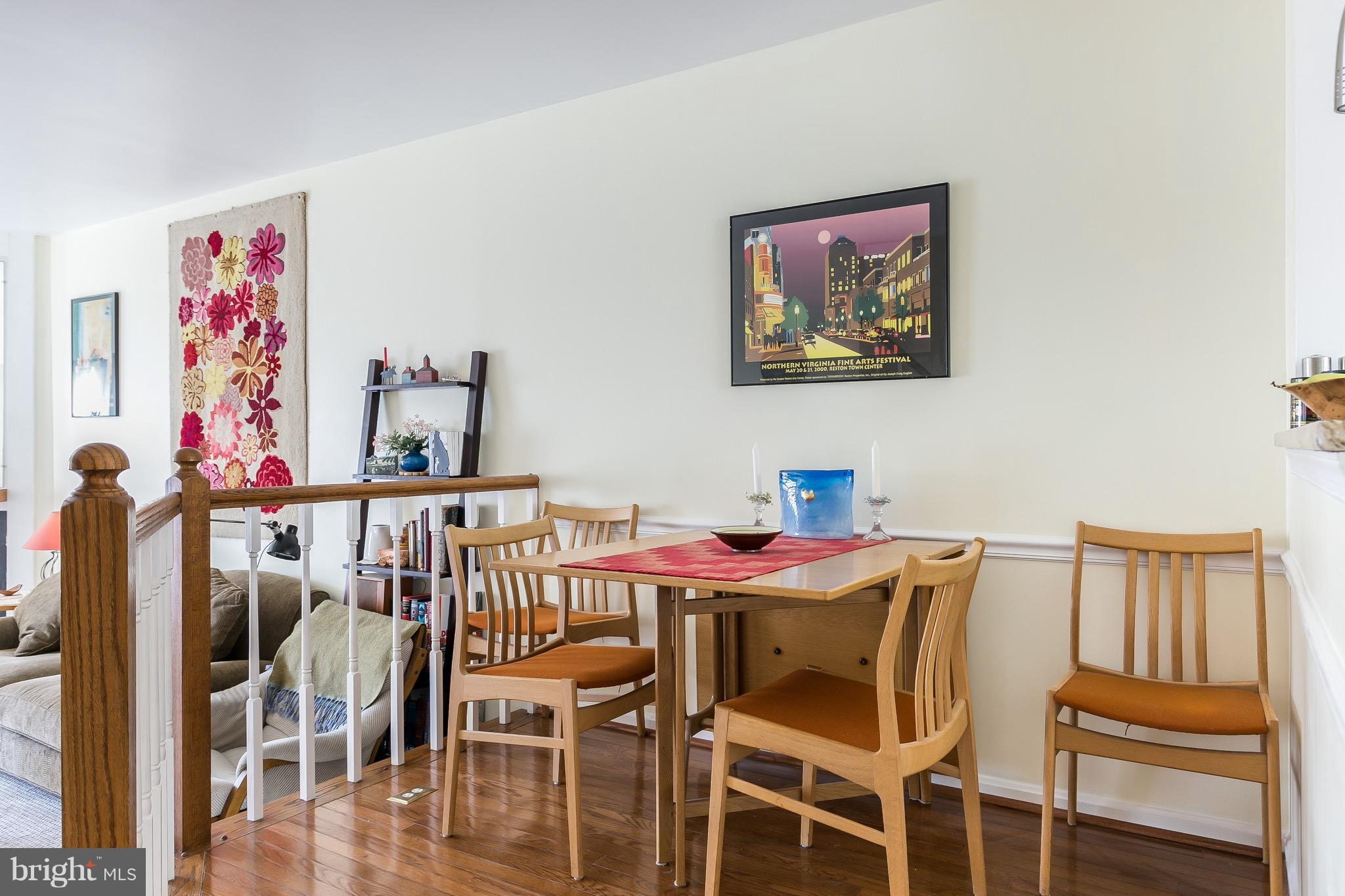 11905 Crosswind Court Reston, VA 20194 - Photo 4 of 22 Open Dining Area - Window Pass Through from Kitche
