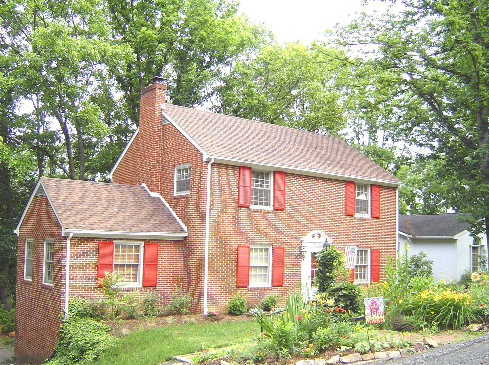 a aerial view of a house