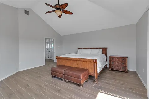 a view of a livingroom with a window
