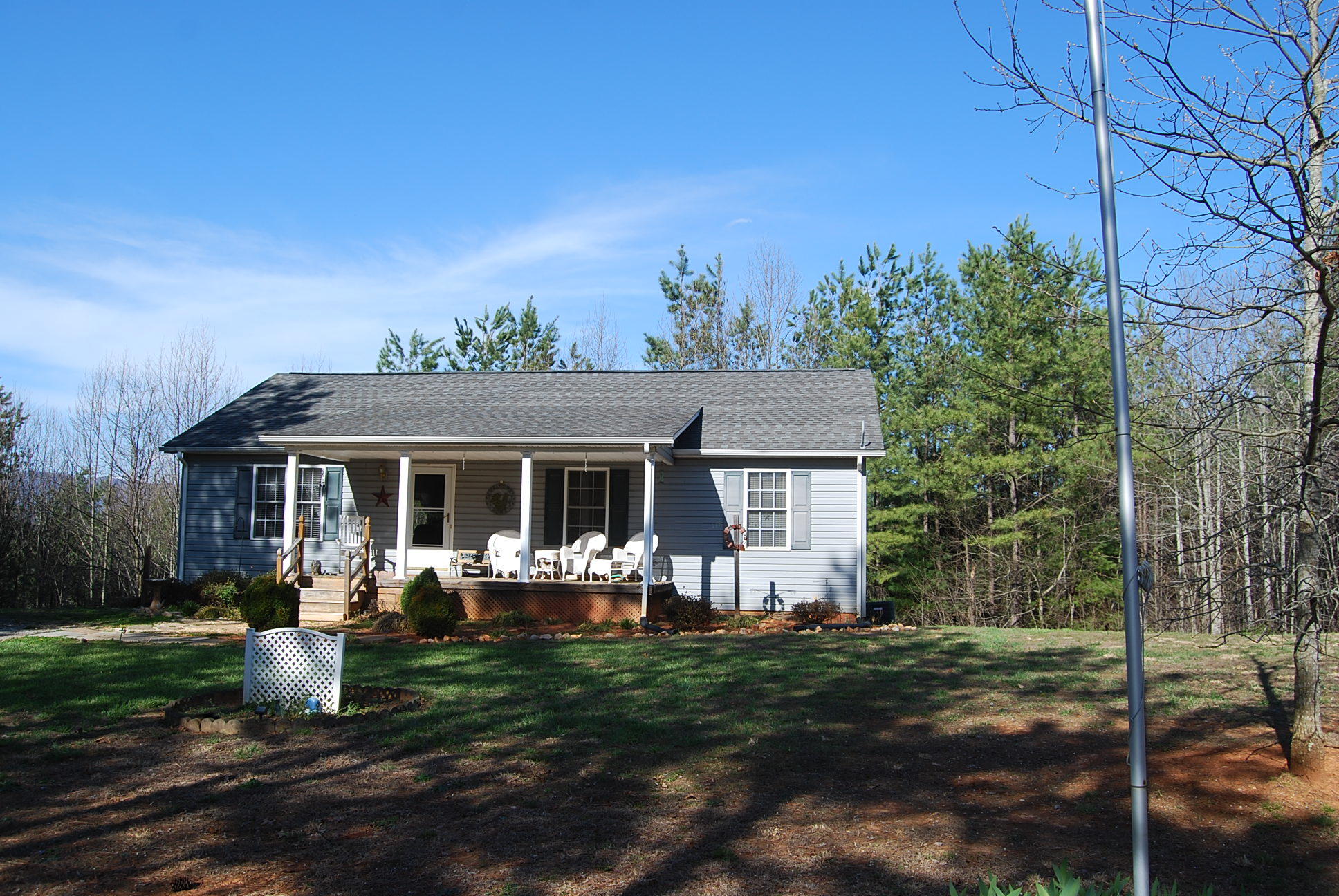 736 Holland Road Callaway, VA 24067 - Photo 1 of 45 a front view of house with yard and green space