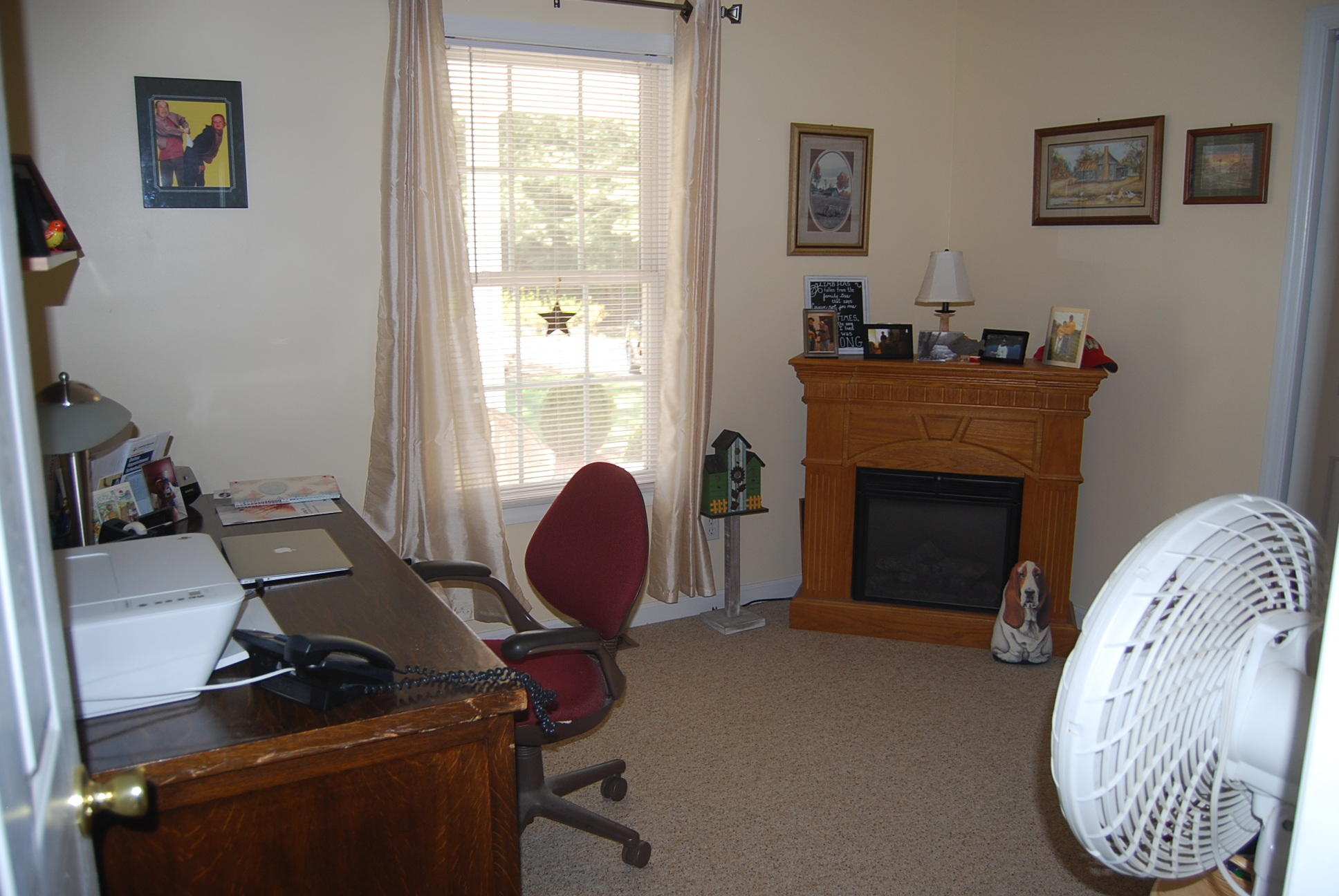 736 Holland Road Callaway, VA 24067 - Photo 16 of 45 a living room with furniture and a fireplace