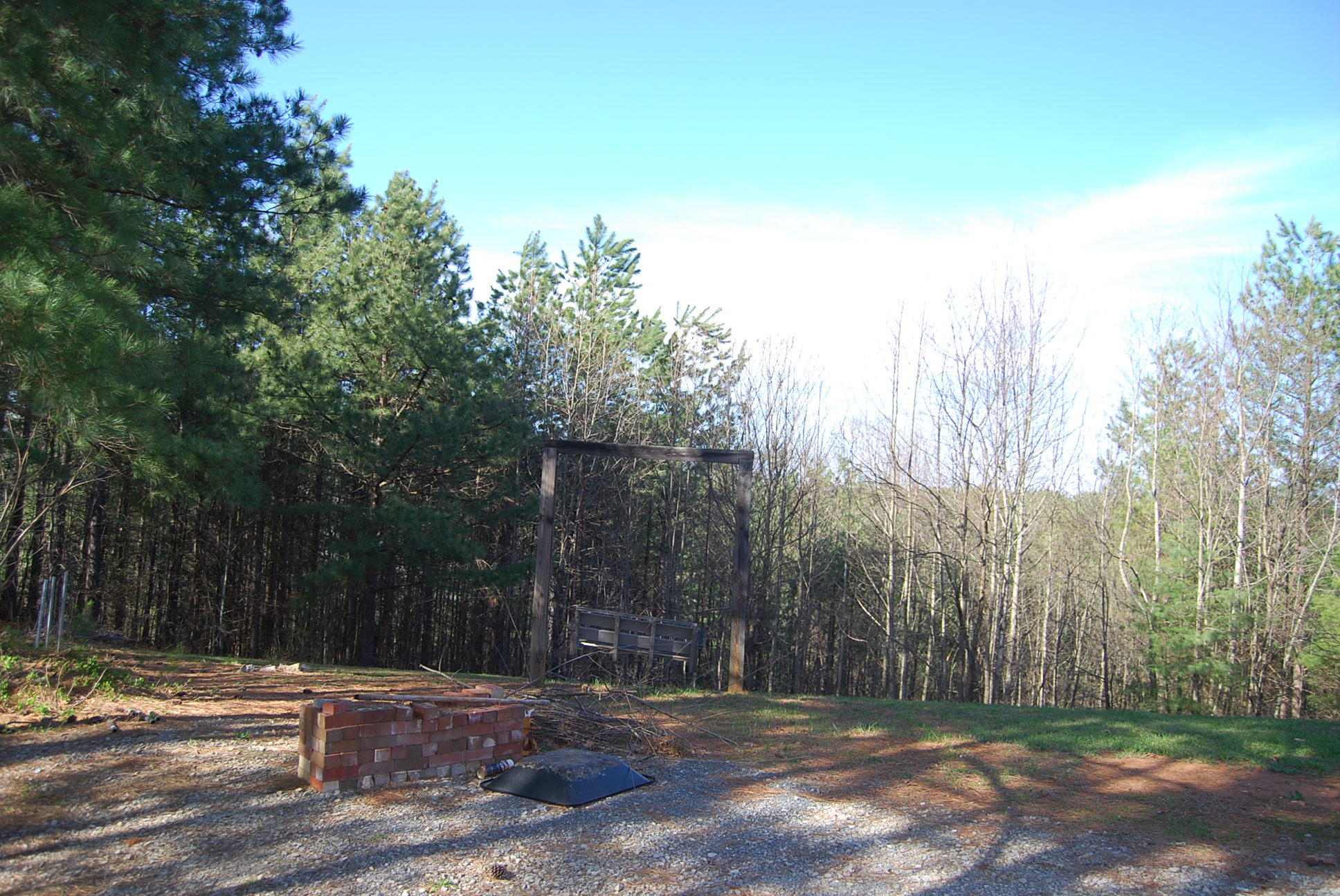 736 Holland Road Callaway, VA 24067 - Photo 24 of 45 a view of a backyard with trees