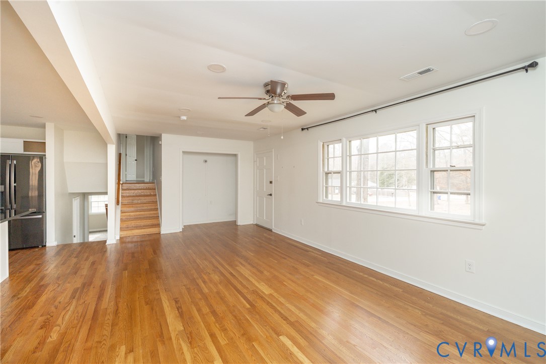 9731 Alfaree Road North Chesterfield, VA 23237 - Photo 2 of 42 Hardwood floor, ceiling fan, open concept, recess