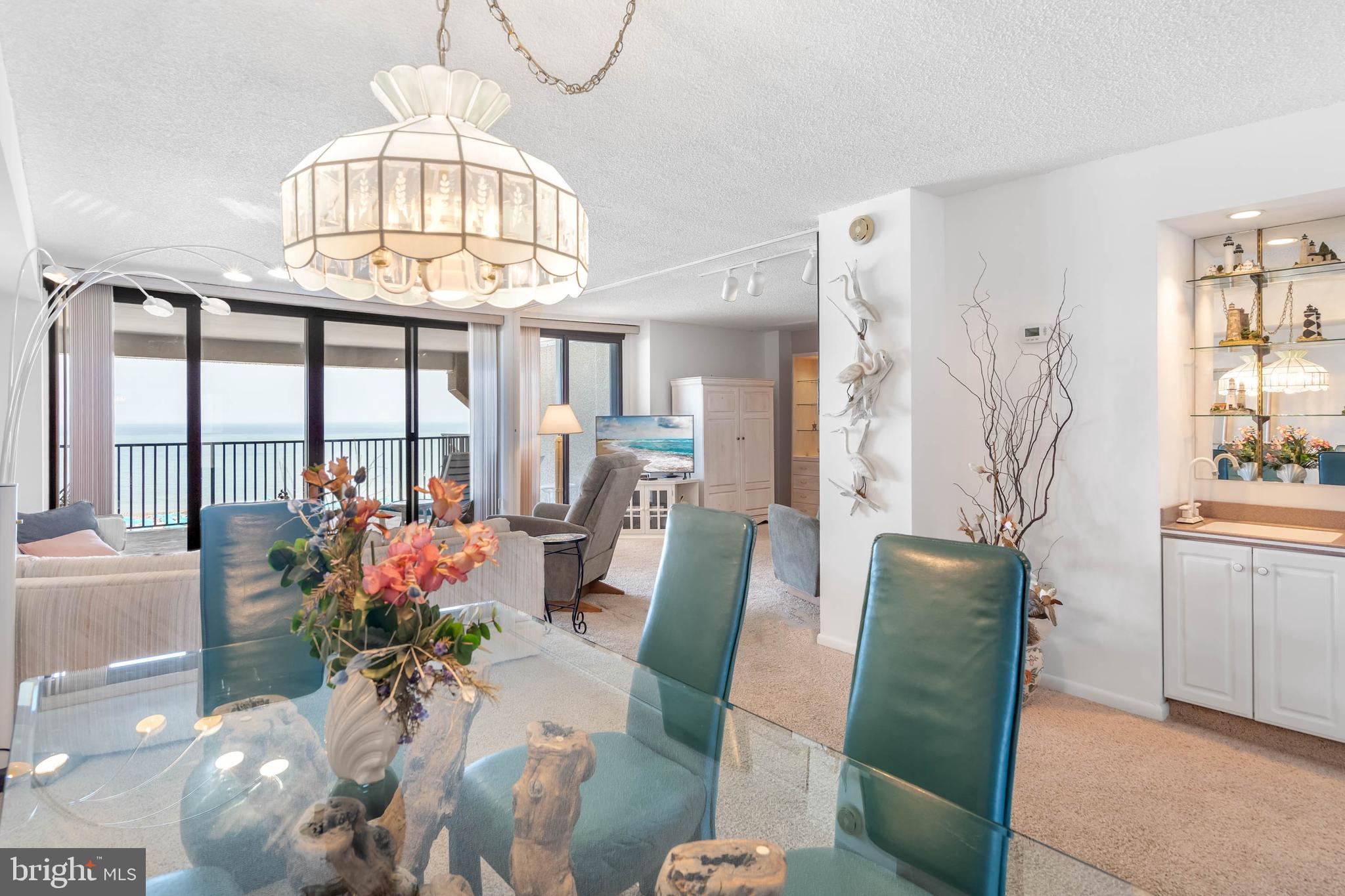 700 C Edgewater House Road, Unit 700C Bethany Beach, DE 19930 - Photo 11 of 68 View of ocean from dining area