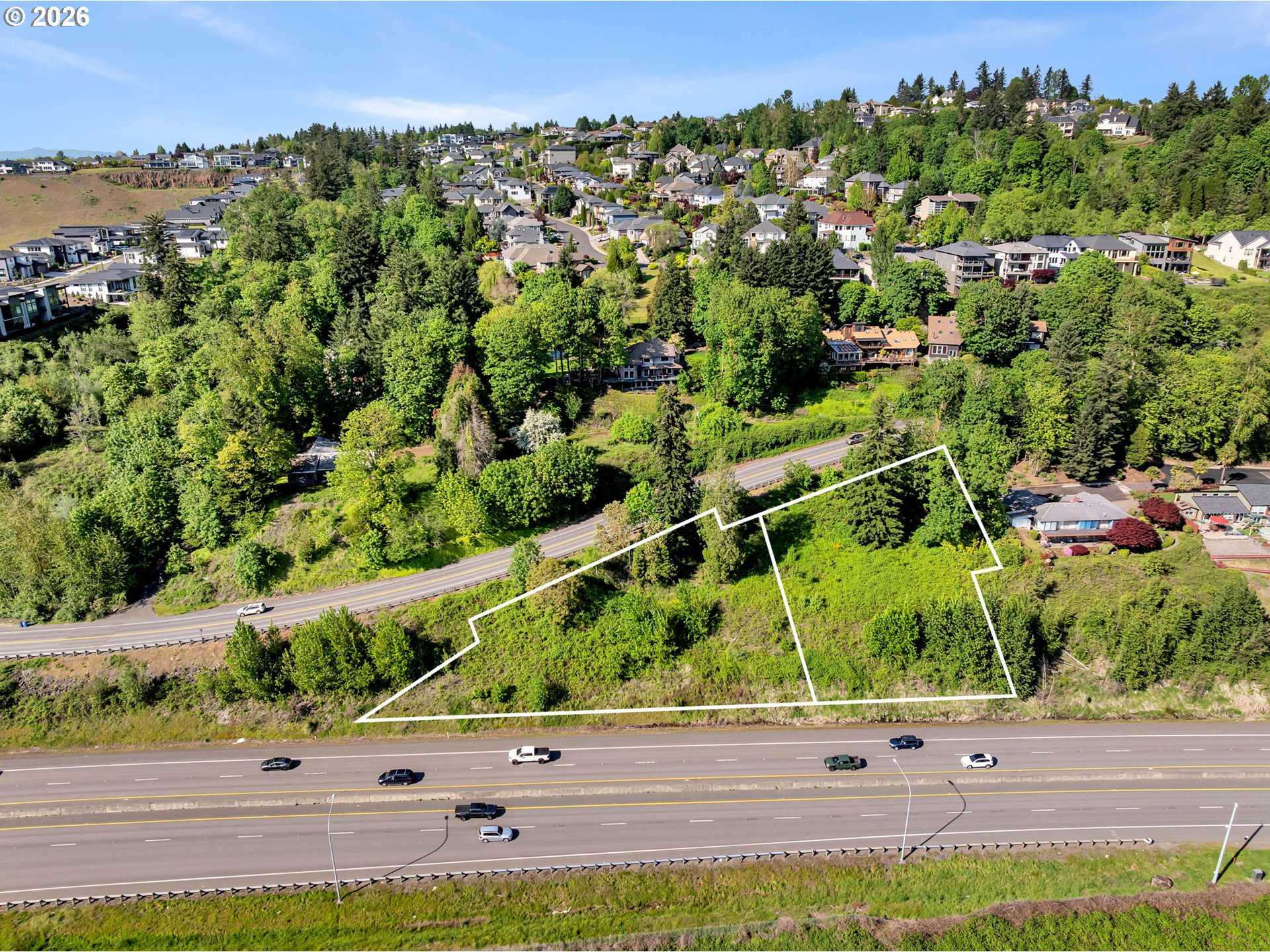 580 Northwest Brady Road Camas, WA 98607 - Photo 3 of 27 an aerial view of a yard