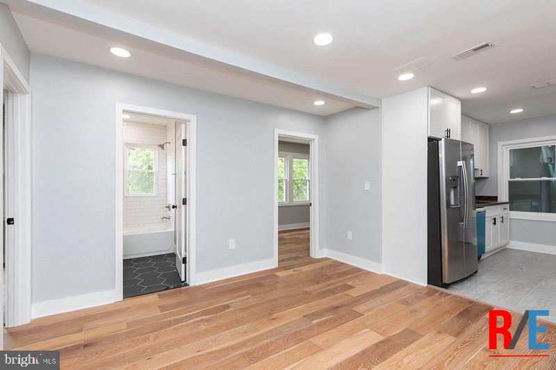 Bright and airy open layout space.