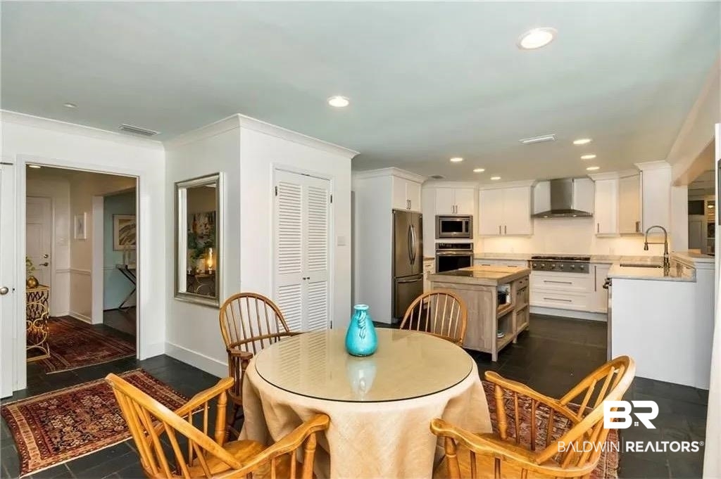 451 Ridgelawn Drive West Mobile, AL 36608 - Photo 40 of 41 Dining area featuring recessed lighting and baseboards