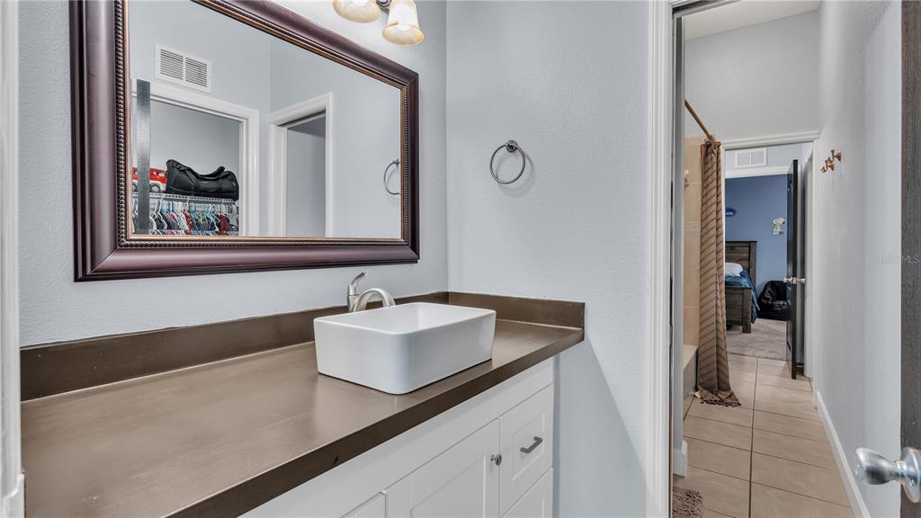 3943 West Campbell Road Lakeland, FL 33810 - Photo 58 of 71 a bathroom with a sink and a mirror